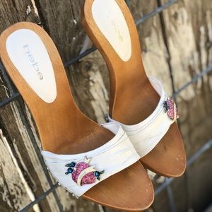 BEBE• slip in Heels